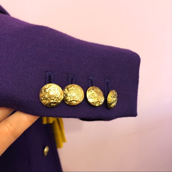 J. Crew Purple School Boy Wool Blazer Jacket XS - Picture 6 of 8